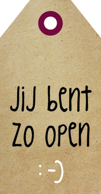 Zingever - Jij bent zo open