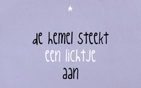 T1 - De hemel steekt een lichtje aan