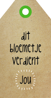 Zingever - Dit bloemetje verdient jou