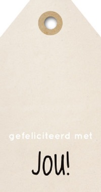 Zingever - Gefeliciteerd met jou! - creme